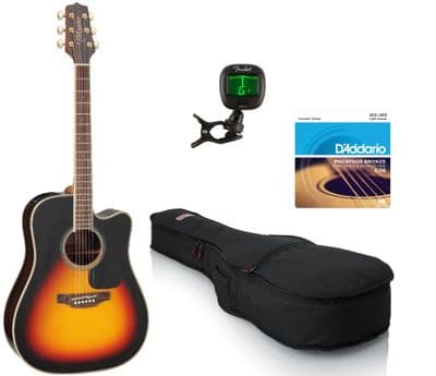 Takamine GD51CE Sunburst Package