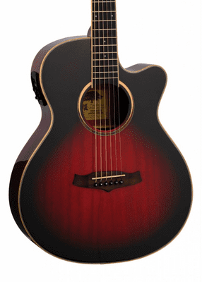 Tanglewood TW4TCE AVB Winterleaf Thinline Electro Acoustic, Autumn Vintage Burst Gloss