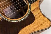 Taylor 724ce Koa Grand Auditorium with Case, Satin Finish