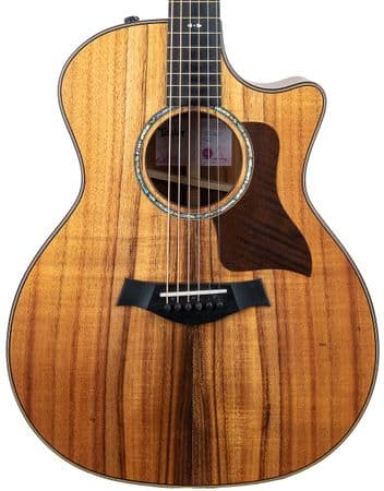 Taylor 724ce Koa Grand Auditorium with Case, Satin Finish