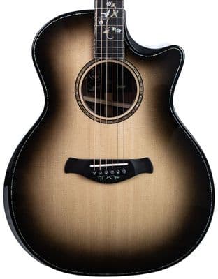 Taylor Custom Shop Grand Auditorium C14CE Charcoal Edgeburst Guitar