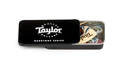 Taylor Darktone Series Pick Tin Containing 9 Picks - Part No 2600
