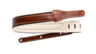 Taylor Renaissance 2.5" Leather Guitar Strap - Cordovan Version