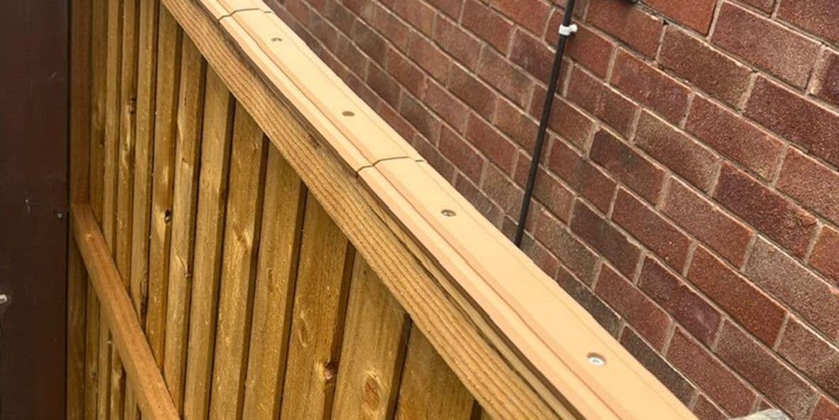 Garden fence finishing essentials. Posts caps and capping strips
