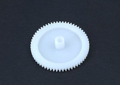 10 x 46 mm Diameter Plastic Cog Wheels for 4mm Motor Shaft, 70 Tooth Gears. S7096
