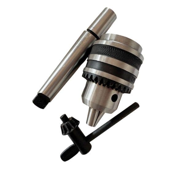 10mm Drill Chuck with MT2 Morse Taper Arbor and Chuck Key. M0412