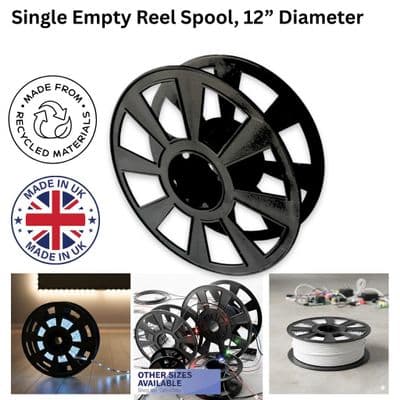 12” Diameter Empty Reel Spool for Cable/Xmas Lights/LED Lights, Rope, Wire, etc. PL500