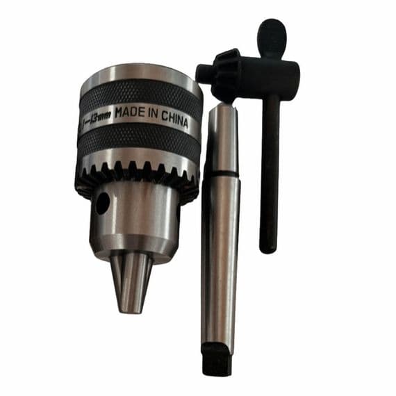 13mm Drill Chuck Morse Taper 2 mt to 33JT Arbor.  M0277