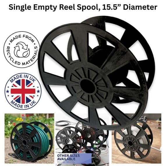 15.5” Diameter Empty Reel Spool for Cable/Xmas Lights/LED Lights, Rope, Wire, etc. PL250