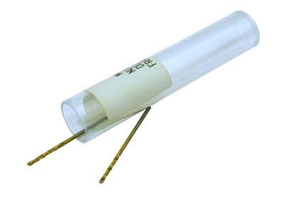 2 x Titanium Coated H.S.S. Drill Bits METRIC