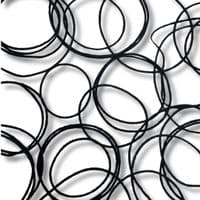32-50mm x 100 Flat Gaskets 0 Rings Seal Rubber Washers for Watches. J1513