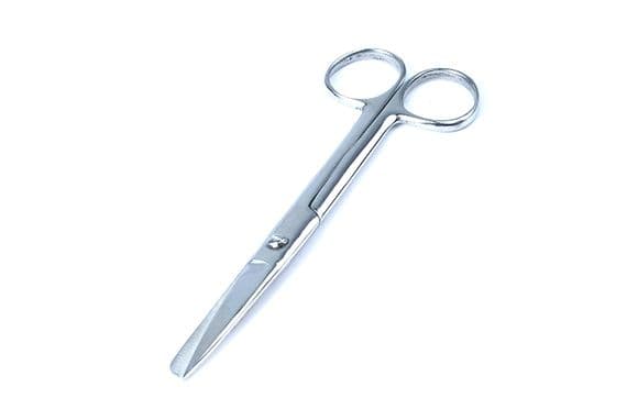 6" Sharp Round End Stainless Steel Scissors. C6072