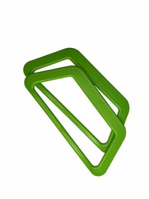 Bag Handles, Trapezium/Trapeziod Shaped Plastic Handles in Various Colours.  S7923