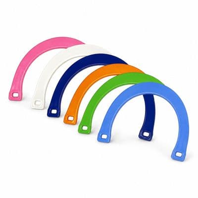 Bag Handles, 'U' Shaped Plastic Handles in Various Colours for making your own bags.  S7918
