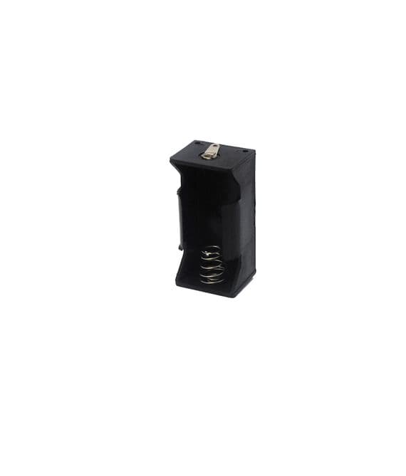 Battery Holders, Pack of 5 Open Holders with Snap Connector, Holds 1 C Type Battery. E3316