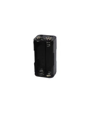 Battery Holders, Pack of 5 Open Holders with Snap Connectors, Holds 4 AA Type Batteries. E3318