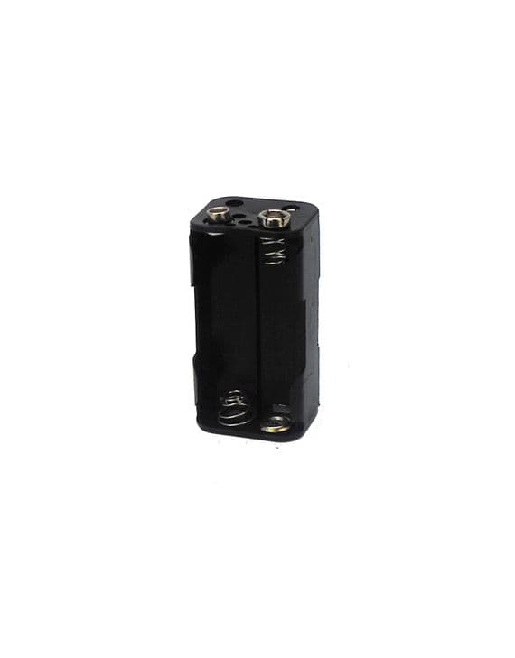Battery Holders, Pack of 5 Open Holders with Snap Connectors, Holds 4 AA Type Batteries. E3318