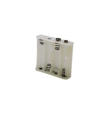 Battery Holders, Pack of 5 Open Holders with Snap Connectors, Holds 4 AA Type Batteries. E3324