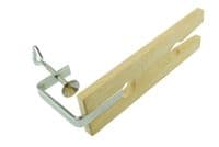 Bench Pin & Clamp, Hardwood. Jewellers V Slot Tool. J1224