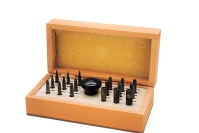 Bezel Setting Tools, Set of 18 in Wooden Box. J1452