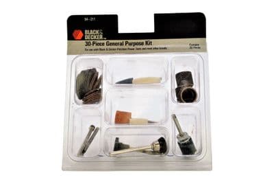 Black & Decker 30 Piece General Purpose Sanding and Polishing Kit. X8129