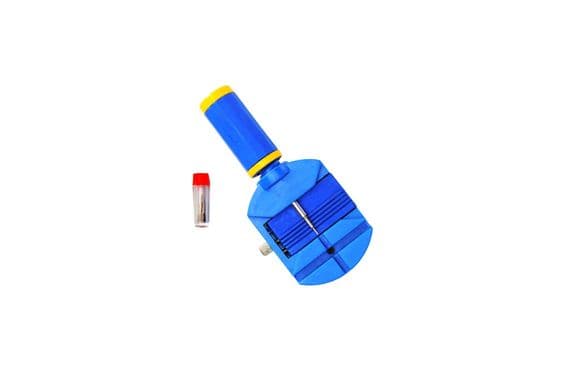 Blue Bracelet Watch Band Chain Link Pin Remover with 3 Pins, Repair, Watchmakers. J2226