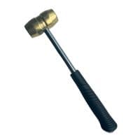 Brass Plated 1lb  Hammer / Mallet. Metalsmith, Silversmith, Jewellery Making, Stamping. J1512