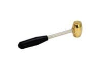 Brass Plated 1lb  Hammer / Mallet. Metalsmith, Silversmith, Jewellery Making, Stamping. J1512