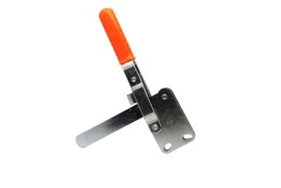 Brauer Toggle Clamp, Vertical Straight Base Solid Arm - Large.  H4419