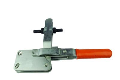Brauer Vertical Toggle Clamp, Straight Base with Adjustable Spindle - Large. H4420
