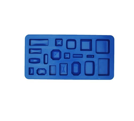 Cabochon Mould Tray Rectangle/Square/Octagon Making Jewellery Faceted Pendant Resin Casting. J2214