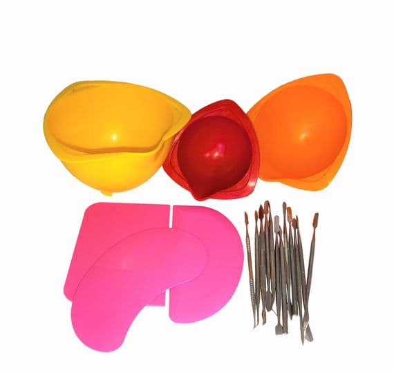 Cake Decorating Icing Baking Set 12 Carvers Probes 3 Pink Flexible Scrapers 6