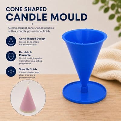 Candle Mould Cone Shape, 4.5