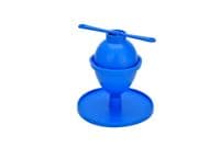 Candle Mould Egg/Oval Shaped with Base/Stand, Set x 3, UK Made. S7644