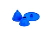 Candle Mould Egg/Oval Shaped with Base/Stand, Set x 3, UK Made. S7644