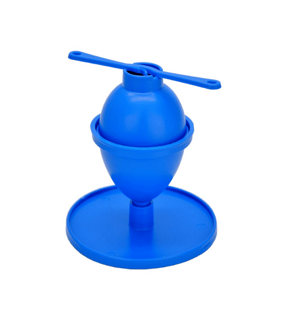 Candle Mould Egg/Oval Shaped with Base/Stand, UK Made. S7643