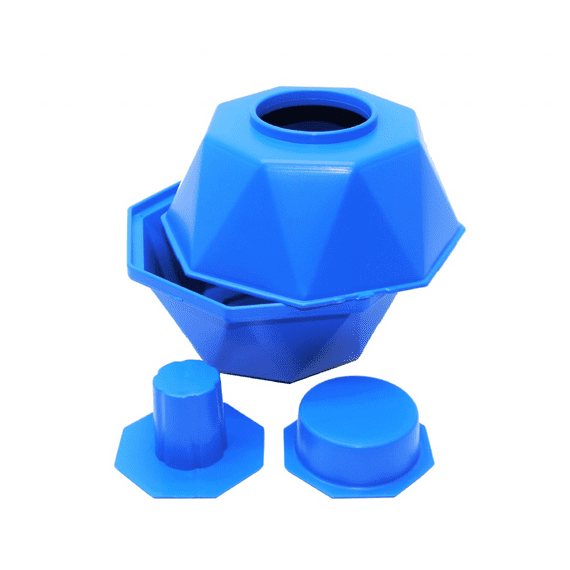 Candle Mould Geometric Design with 2 Inserts. S7863