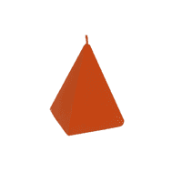 Candle Mould Pyramid Shape with Stand, 4