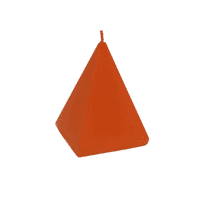 Candle Mould Pyramid Shape with Stand, Set x 3, 4