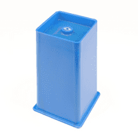 Candle Mould Rectangular Tapered Sides, Square Top, 60 x 60 x 120 mm UK Made. S7506