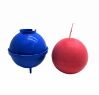 Candle Mould Round/Sphere Shape, 3" 75mm dia.  UK made. S7261