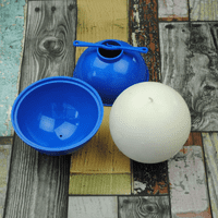 Candle Mould Round/Sphere Shape, Set x 3, 3