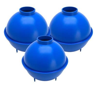 Candle Mould Round/Sphere Shape, Set x 3, 3