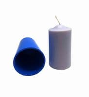 Candle Mould Seamless Pillar Shape, 4 1/2" long 2" Dia UK Made. S7260
