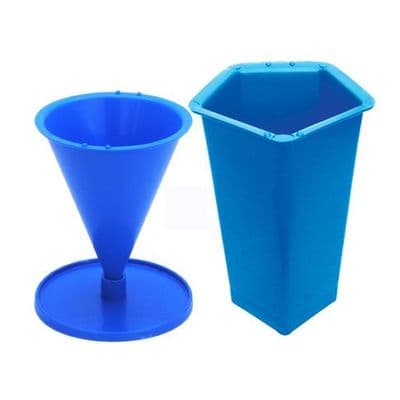 Candle Mould Set x 2, 1 x Cone Mould & 1 x Pentagon Pillar. S7685