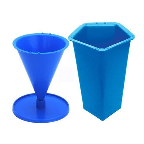 Candle Mould Set x 2, 1 x Cone Mould & 1 x Pentagon Pillar. S7685