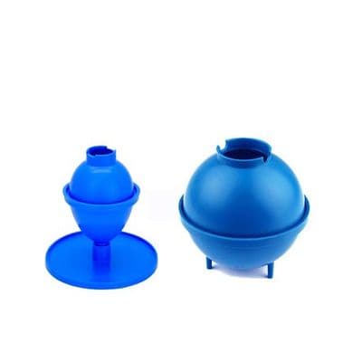 Candle Mould Set x 2, 1 x Egg/Oval Shape & 1 x 3