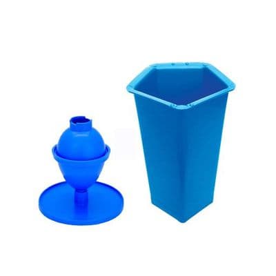 Candle Mould Set x 2, 1 x Egg/Oval Shape & 1 x Pentagon 5 Sided Pillar Shape. S7698