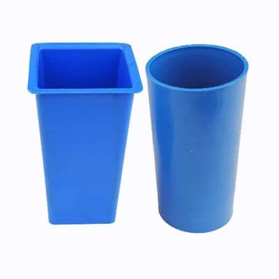 Candle Mould Set x 2, 1 x Rectangular Tapered Square Top & 1 x Pillar Shaped. S7699