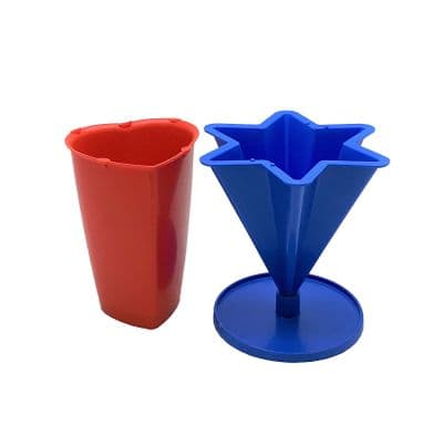 Candle Mould Set x 2, Valentine Heart Shaped Mould & 6 Pointed Star Candle Mould Mold. S7736